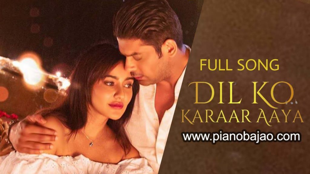Dil Ko Karar Aaya piano notes for hindi songs